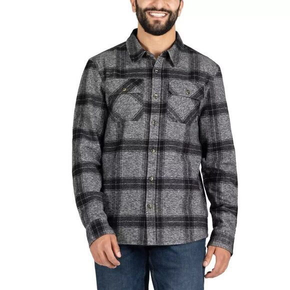 Colorado Clothing Men's Flannel Shirt, Black, M - Picture 1 of 3